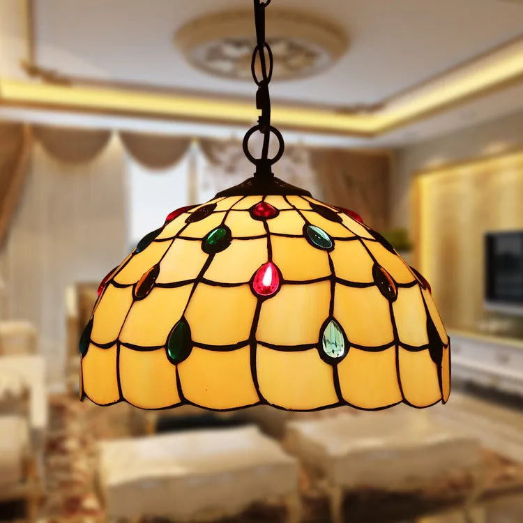 Coloured glaze European Baroque chandelier with abstract modelling style 2