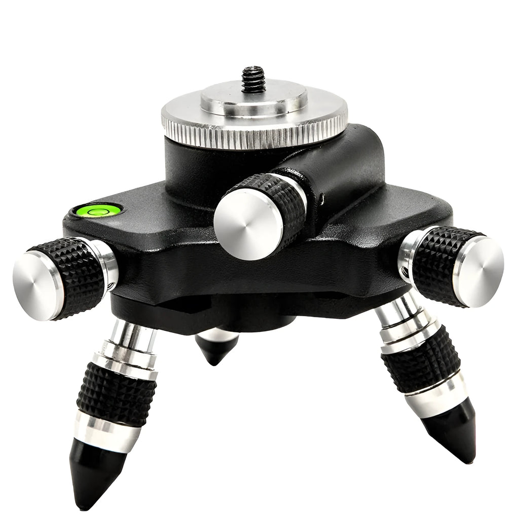 Black YL-30 aluminum alloy spirit level base with 360-degree rotation