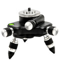 Black YL-30 aluminum alloy spirit level base with 360-degree rotation