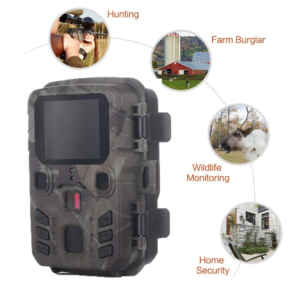 Black infrared night vision security monitoring device with a plastic body.
