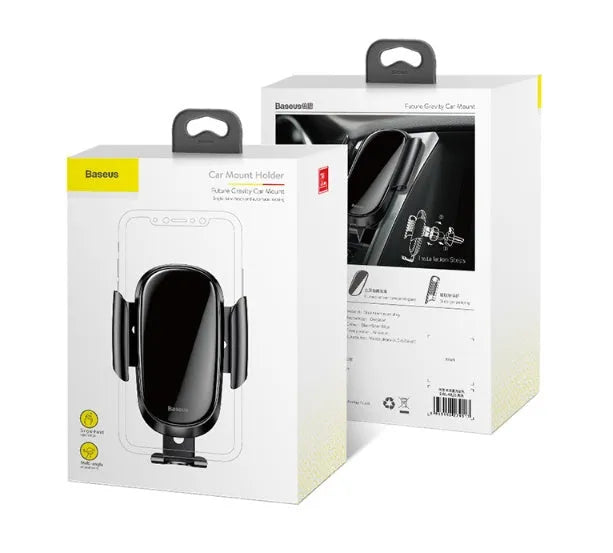 Universal adjustable smartphone car bracket mount shown in black, blue and silvery colour options