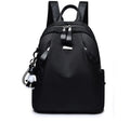 Medium square rucksack in wine red with front digging bag and dual straps.