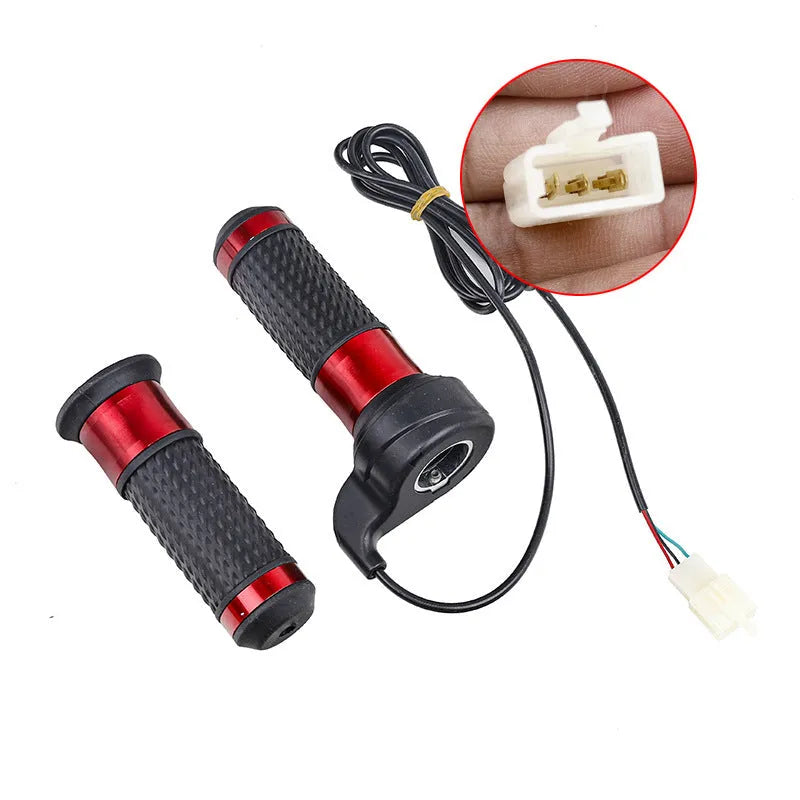 Three-wheel electric vehicle acceleration modification handle with three-speed rotation and integrated horn speaker