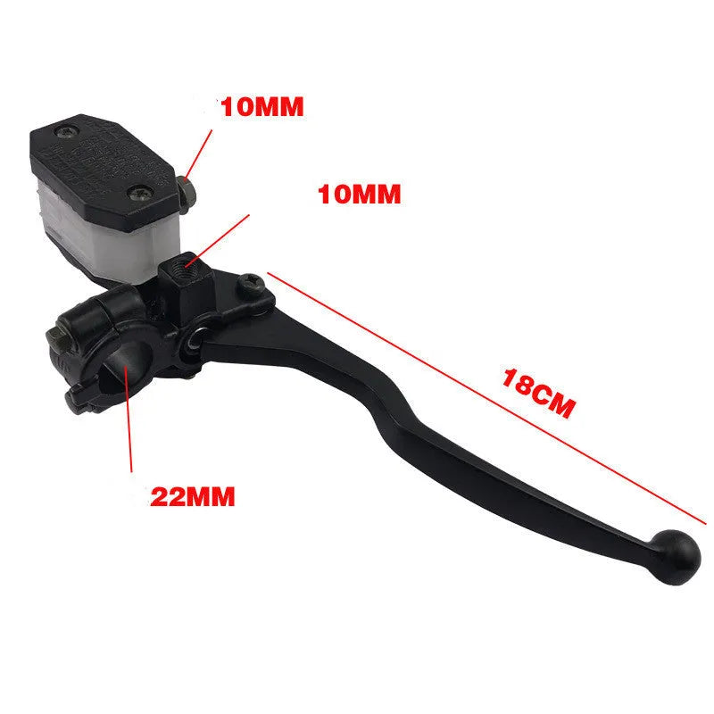 Black motorcycle brake pump disc brake upper pump for Suzuki King GN125 GS125 Suzuki Prince