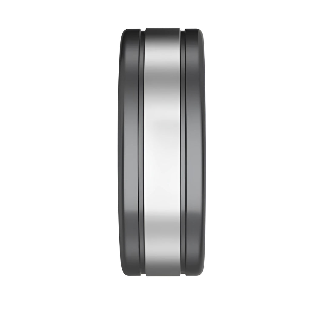 Rechargeable smart ring in gold for health monitoring with heart rate sleep and step tracking