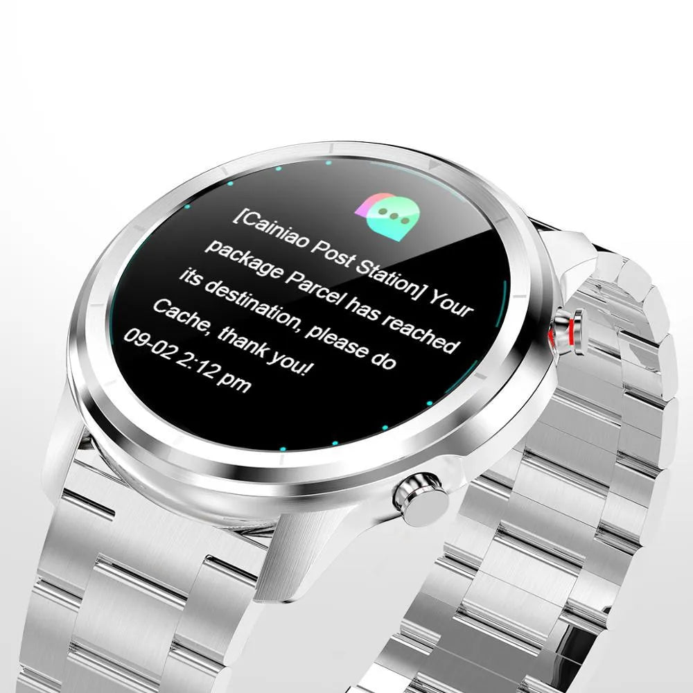 LEMFO LF26 smart bracelet showing 1.3-inch screen and control buttons in various colour options