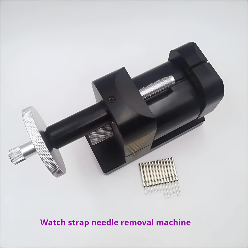 Alloy steel watch strap removal machine for watch repair with dimensions 150mm x 115mm x 80mm