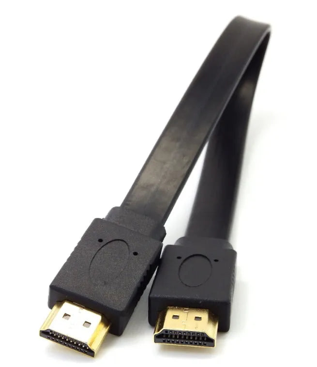 HDMI version 1.4 flat cable with copper wiring available in seven lengths from 0.3m to 10m