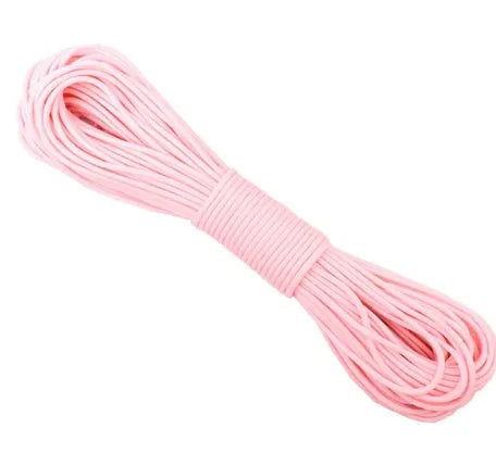 Luminous 9-core paracord rope glow in the dark camping outdoor safety 7.5m 5mm 550lb blue
