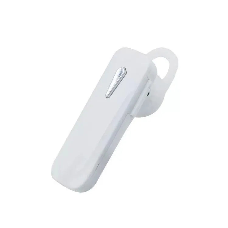 M163 black and white Bluetooth car headset for hands-free calls and music control