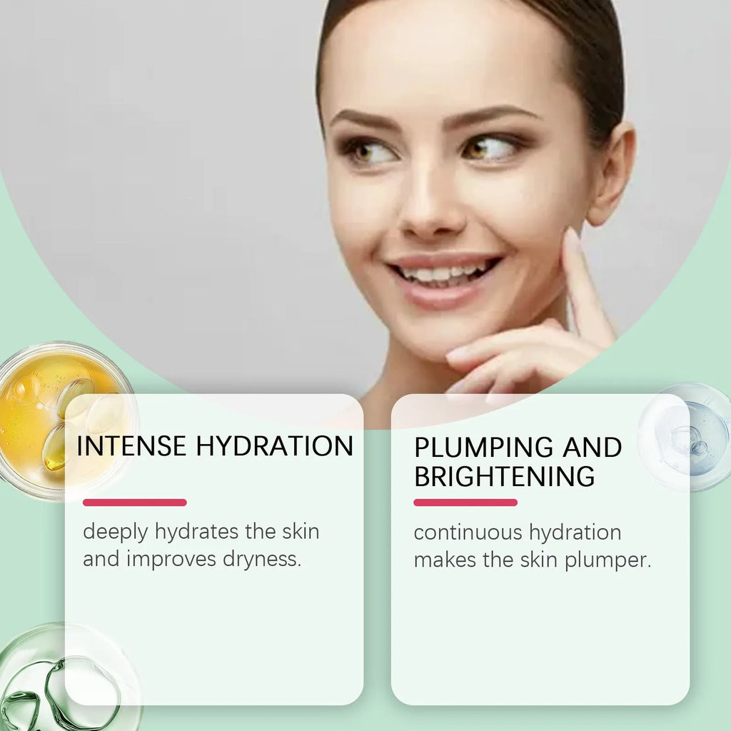 Retinol hydrating facial sheet mask with hyaluronic acid and Centella asiatica extract