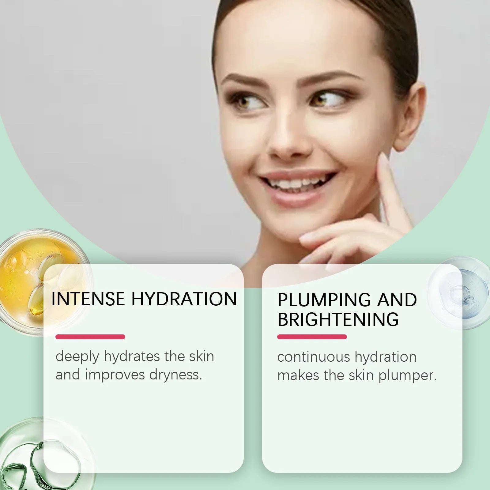 Retinol hydrating facial sheet mask with hyaluronic acid and Centella asiatica extract