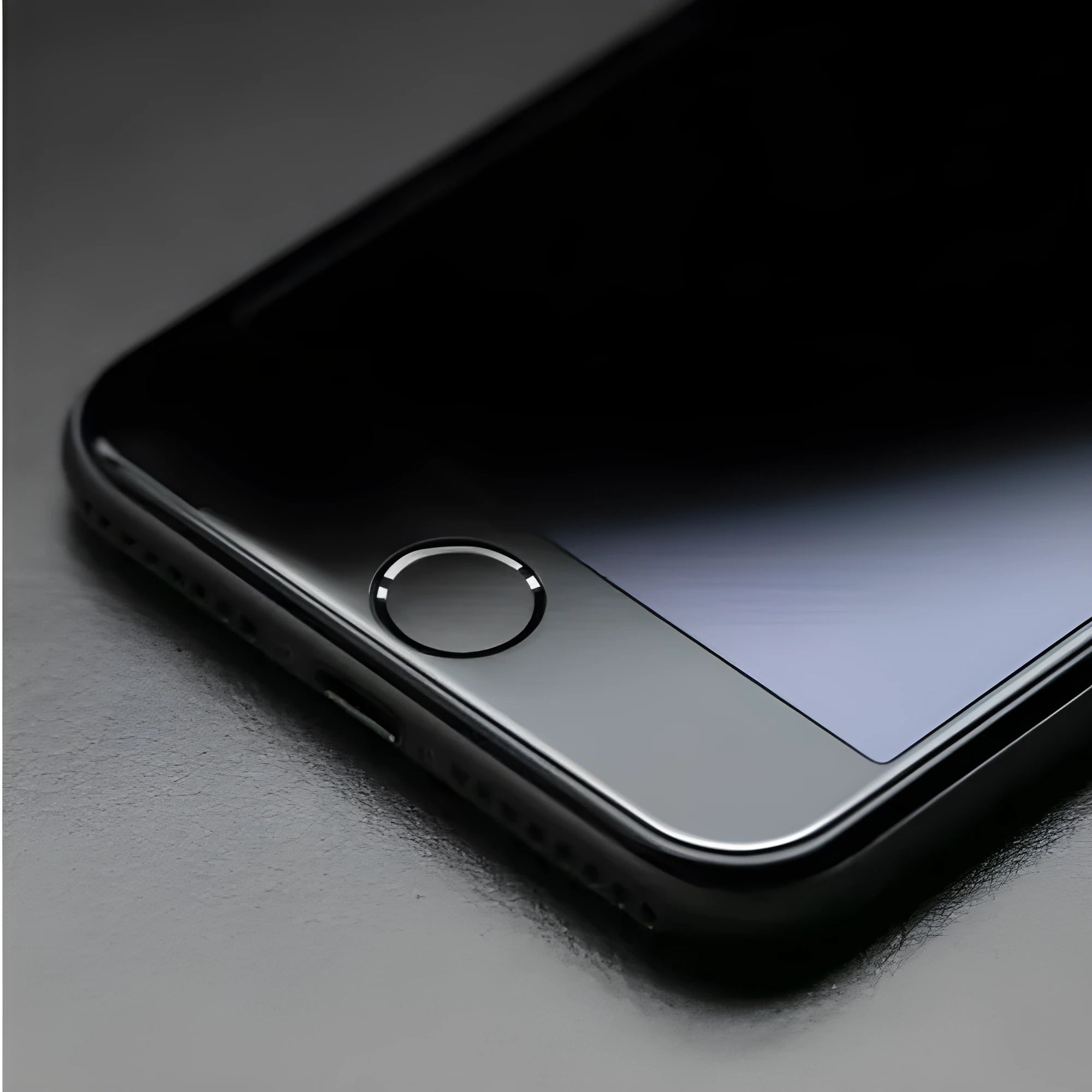 iPhone tempered glass screen protector with anti-blue light and full 3D curved edge coverage