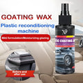Automotive plastic renovation agent 30ml, 50ml, 100ml black liquid bottle for car interior exterior refurbishment