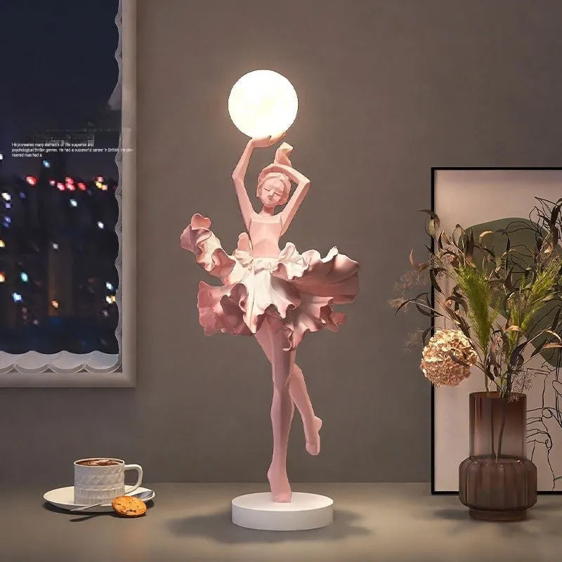 Modern minimalist resin USB night light in Black Gold, White, Pink, or Light Blue colour