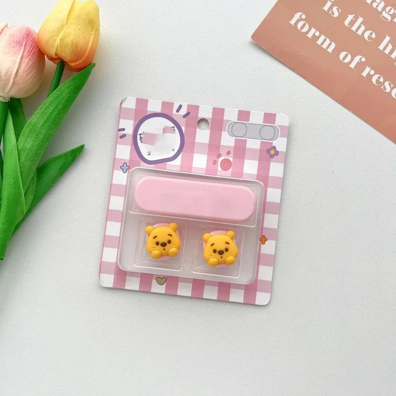 Cartoon style plastic magnetic cable fixer for desktop organisation