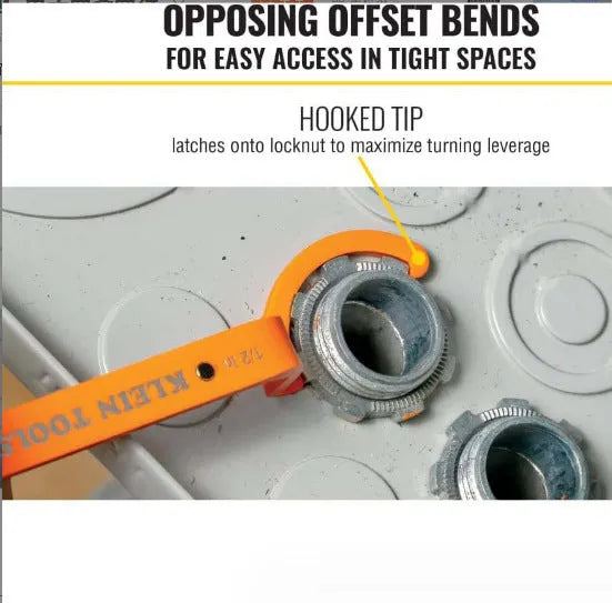 Three colour-coded magnetic suction catheter locking wrenches: orange, grey, and black, arranged as a tool set.