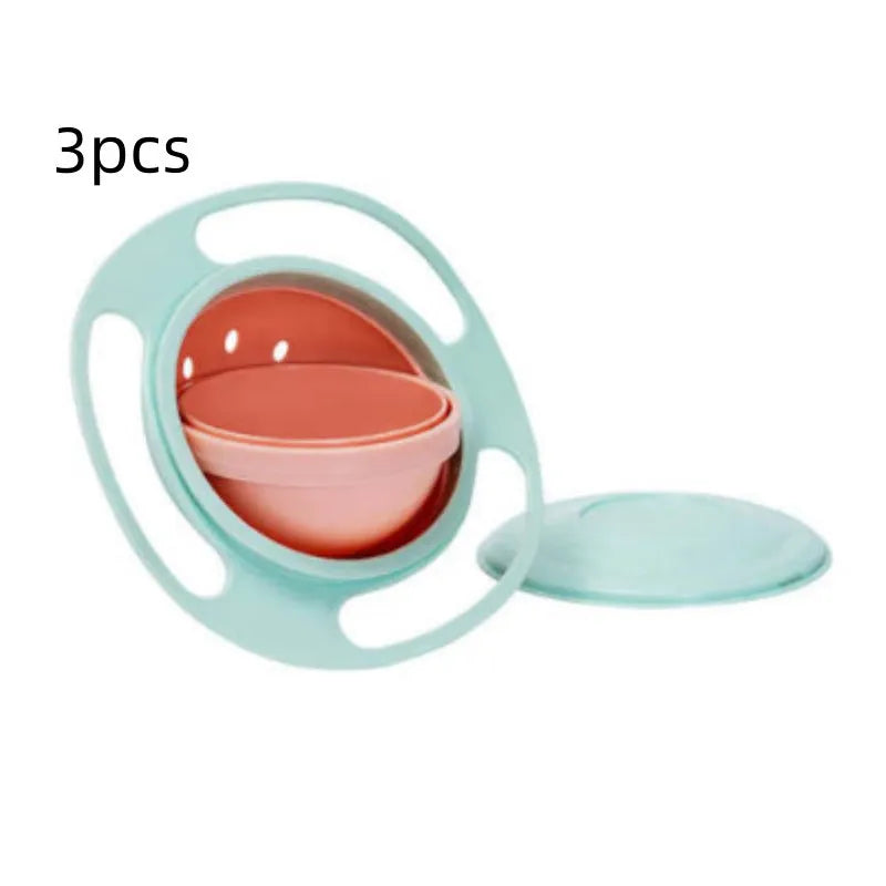 Children's rotating balance bowl in plastic, blue colour, suitable for toddlers over 24 months