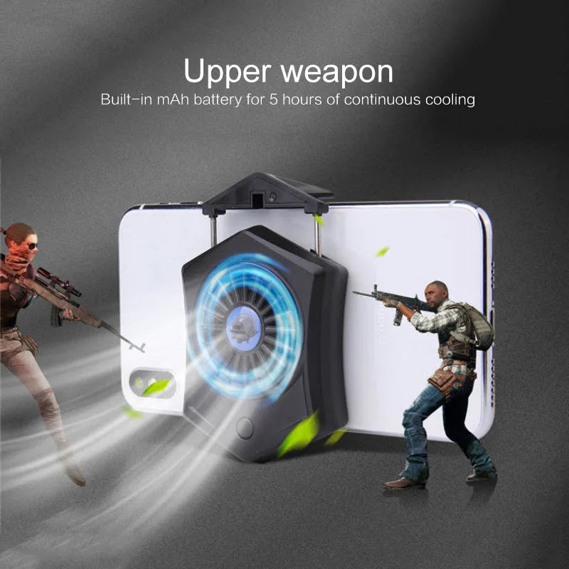 USB mobile phone radiator cooling fan for game consoles in black and white colour options