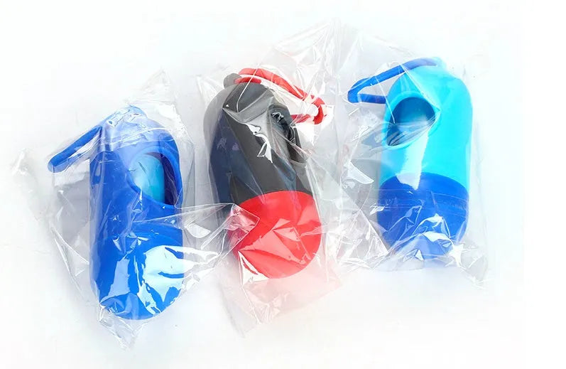 Coloured rolls of dog waste bags showing various colour options with 22.5x30cm dimensions