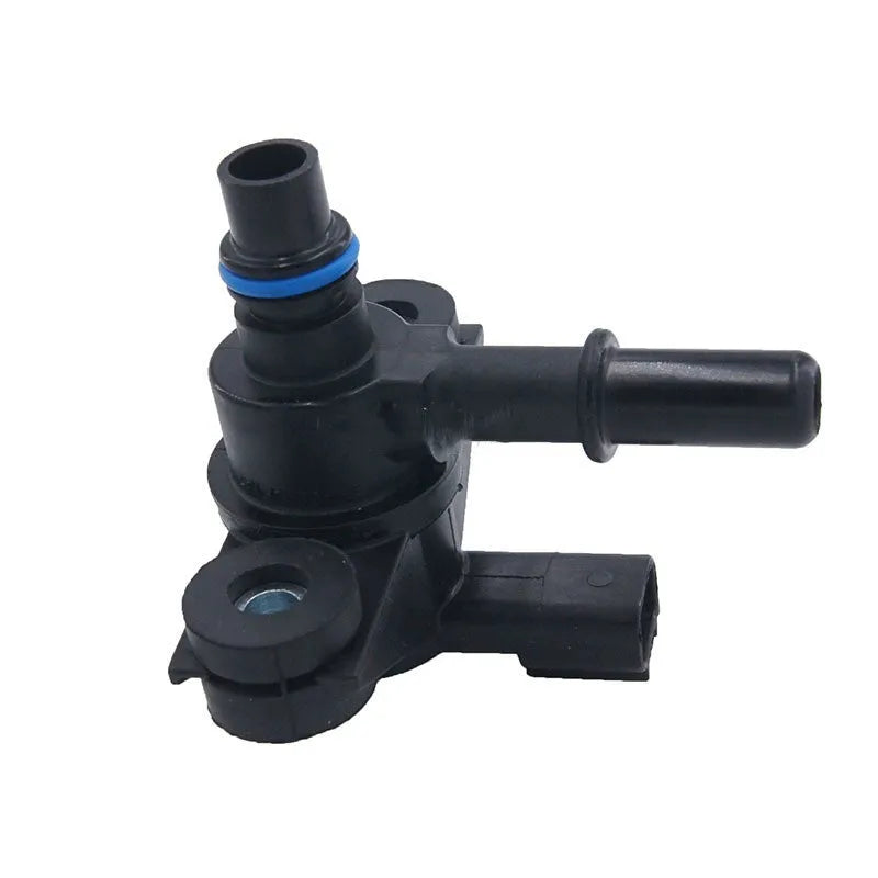 Black ABS plastic Ford turbocharger solenoid valve, part number AU5A-9G866-AB