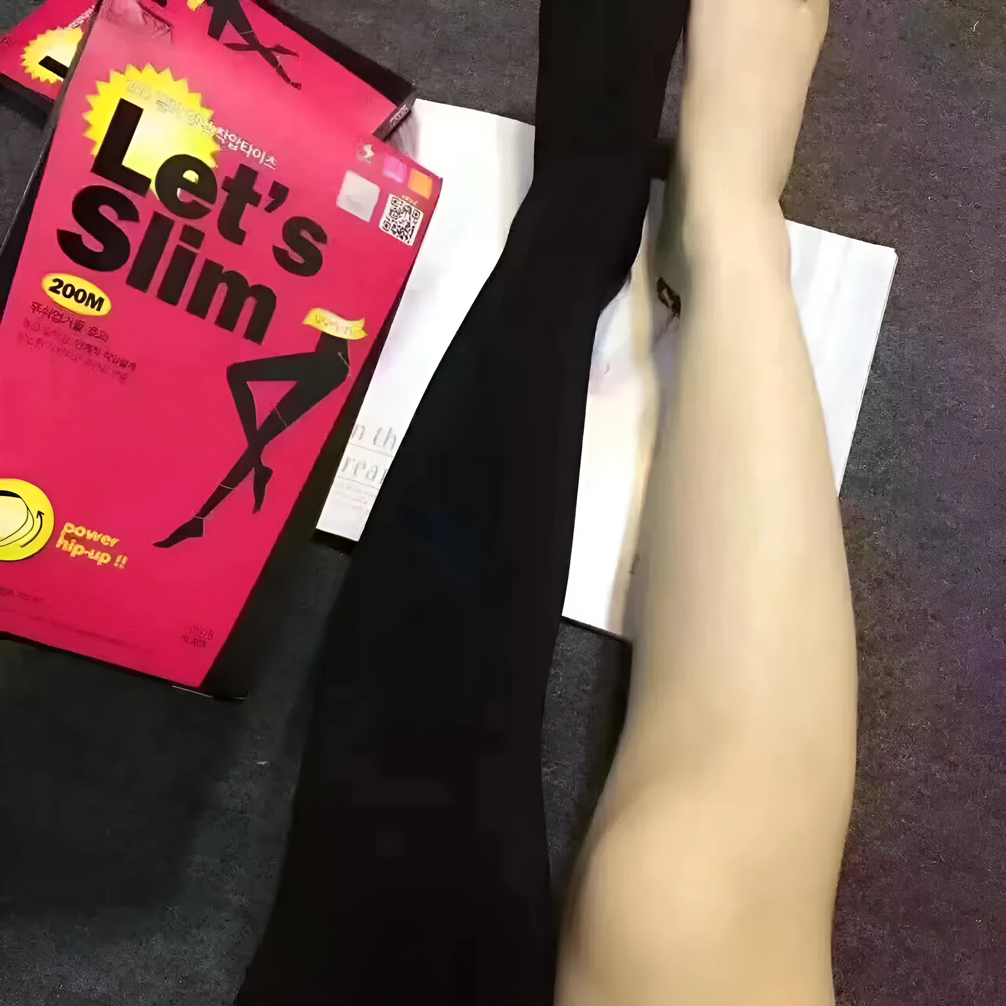 Beige stovepipe compression socks for abdomen and hip lifting shapewear