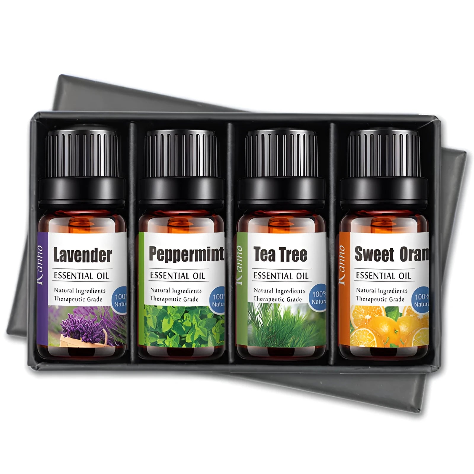 4 sticks essential oil set with lavender and chamomile for massage and aromatherapy, available in 4 pack