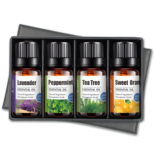 4 sticks essential oil set with lavender and chamomile for massage and aromatherapy, available in 4 pack