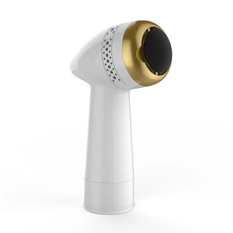 Electric vacuum foot grinder with quartz grinding head in gold, pink, or white colour options