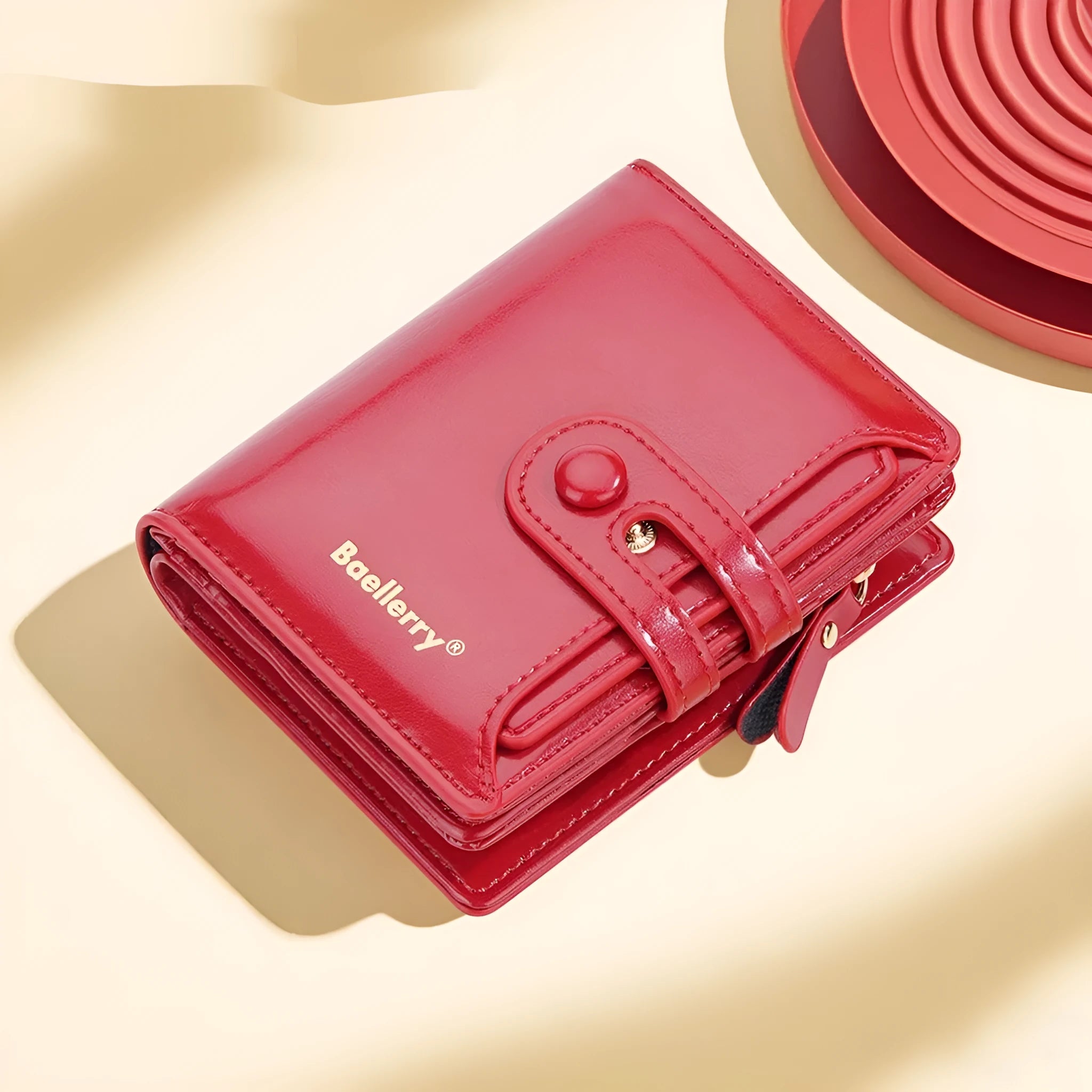 Women's PU leather card holder wallet in a choice of eight colours with polyester lining.
