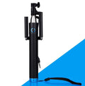 Telescopic aluminium alloy self-timer fishing rod with line control mechanism in multiple colour options.