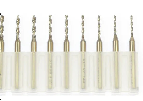 Imported tungsten steel micro engraving bit for electronics and hardware precision machining.