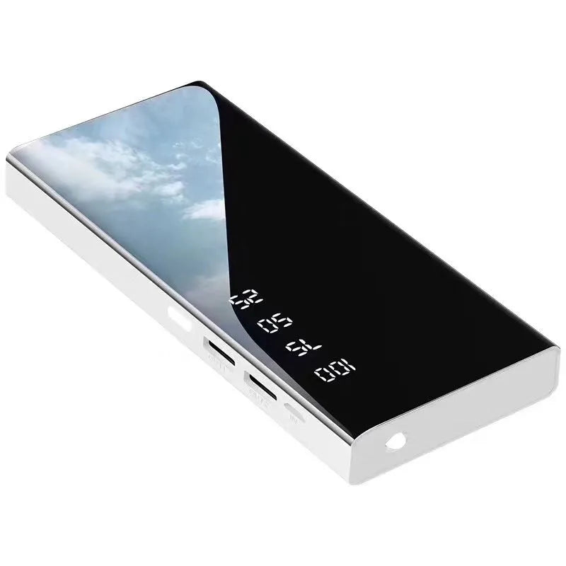 20000mAh portable power bank with LCD display showing battery percentage