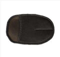 Pair of soft artificial wool car wash cleaning gloves in black, blue and brown, 15cm wide 24cm long