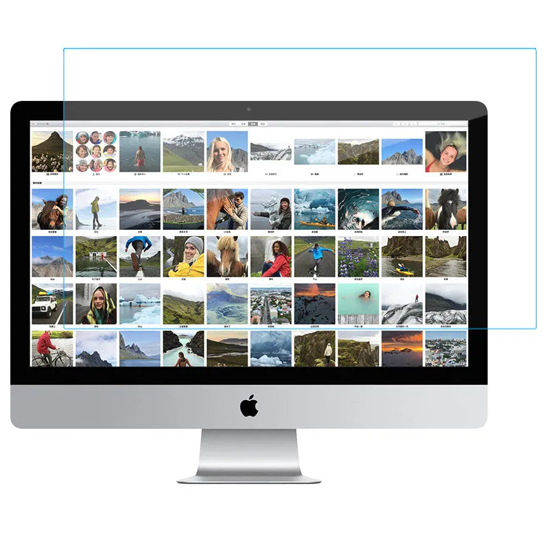 Anti-blue screen film for 21.5-inch iMac without optical drive with HD scratch-resistant surface