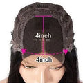 Real human hair lace front headgear for women with 4x4 lace construction in star fashion style
