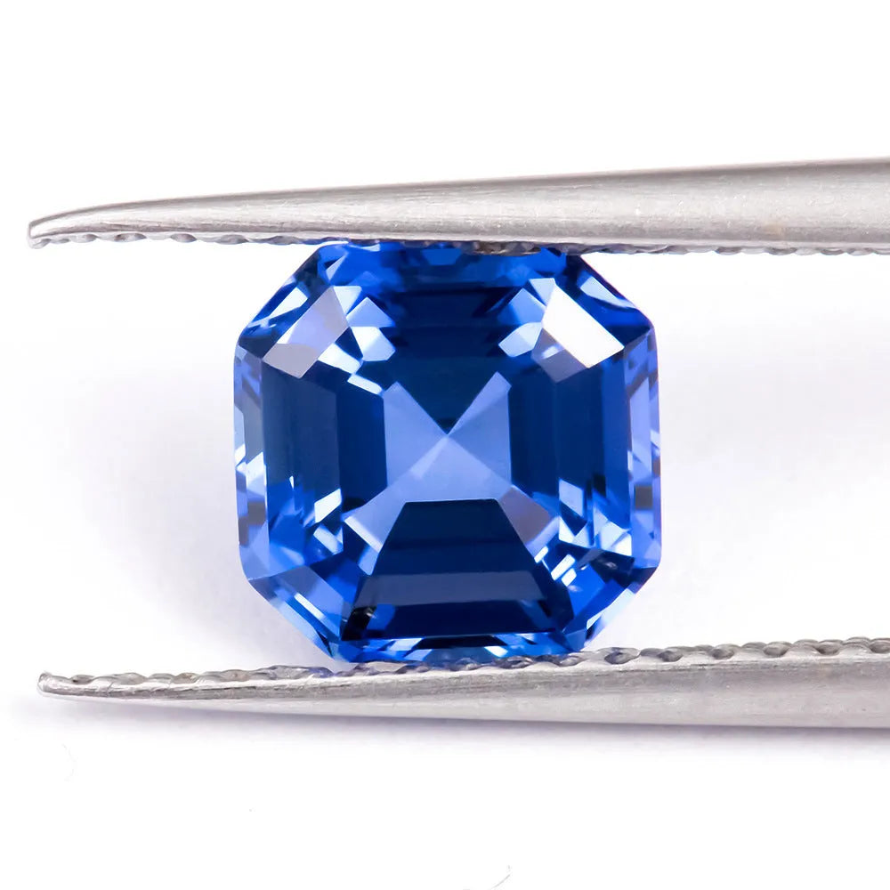 Royal blue love shaped tiara gemstones in various shapes and sizes for jewellery making
