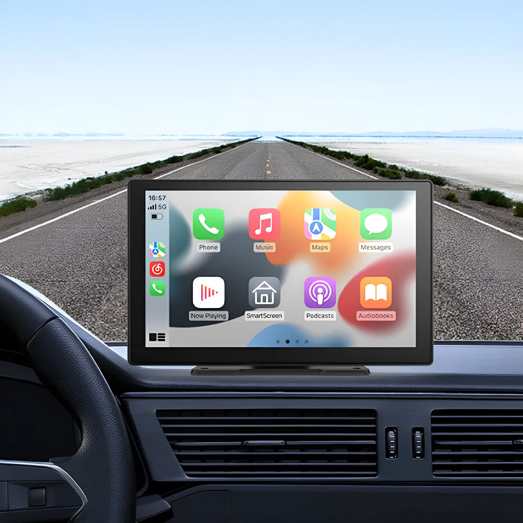 9-inch car touch screen GPS and driving recorder unit for centre console mounting