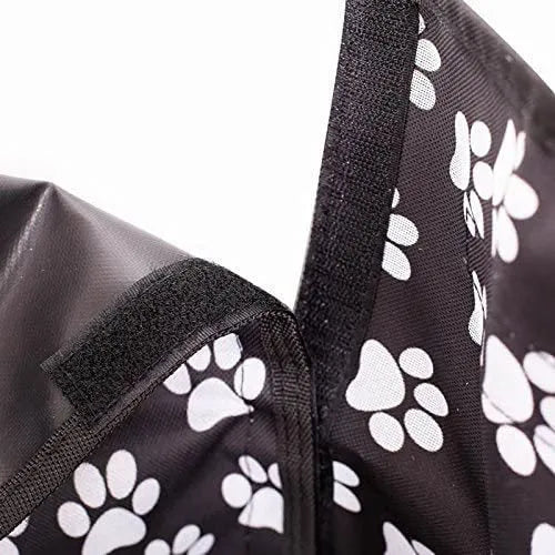 Waterproof dog car mat in Paw Print Oxford cloth for car boot or SUV trunk, anti-dirty pet liner
