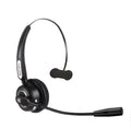 Over-ear Bluetooth headset with microphone, designed for truck drivers and office use with noise cancellation.