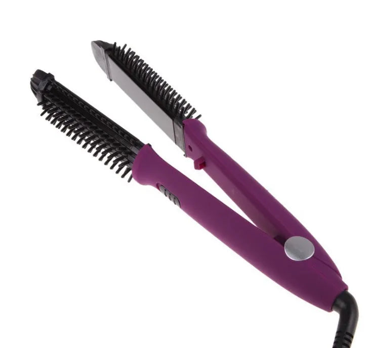 4-in-1 electric hair curler straightener and curler dual-purpose styling tool with ABS body, 60W power