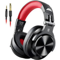 OneOdio professional over-ear monitor headphones with 40mm drivers in black or red colour options