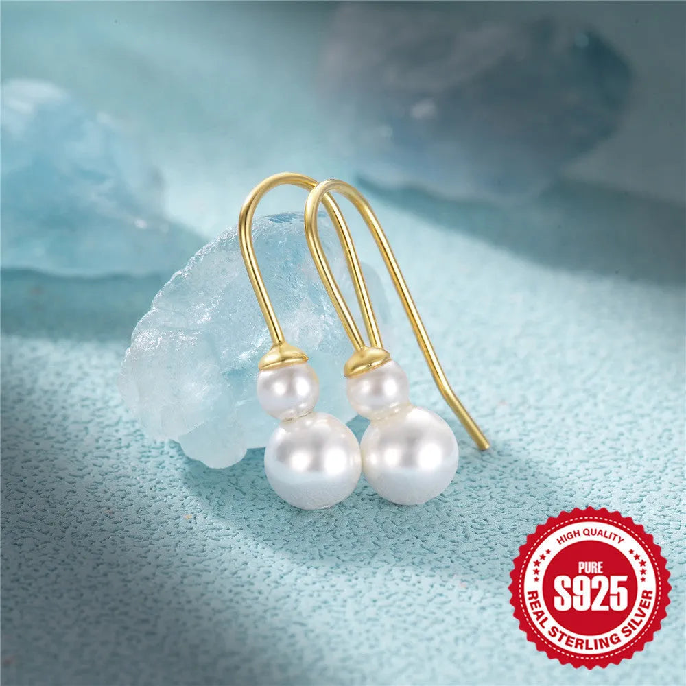 S925 sterling silver geometric earrings with golden three-diamond zircon sunflower inlays