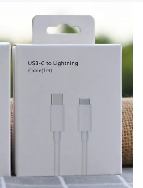 20W PD Type-C USB-C wall charger with 1 metre C-to-C cable in international plug options