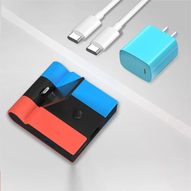 Portable game console adapter with aluminium alloy housing for 4K HD projection to a TV.