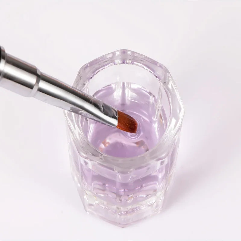 Big black cup-style gel water bottle for UV and LED nail lamp curing with easy removal