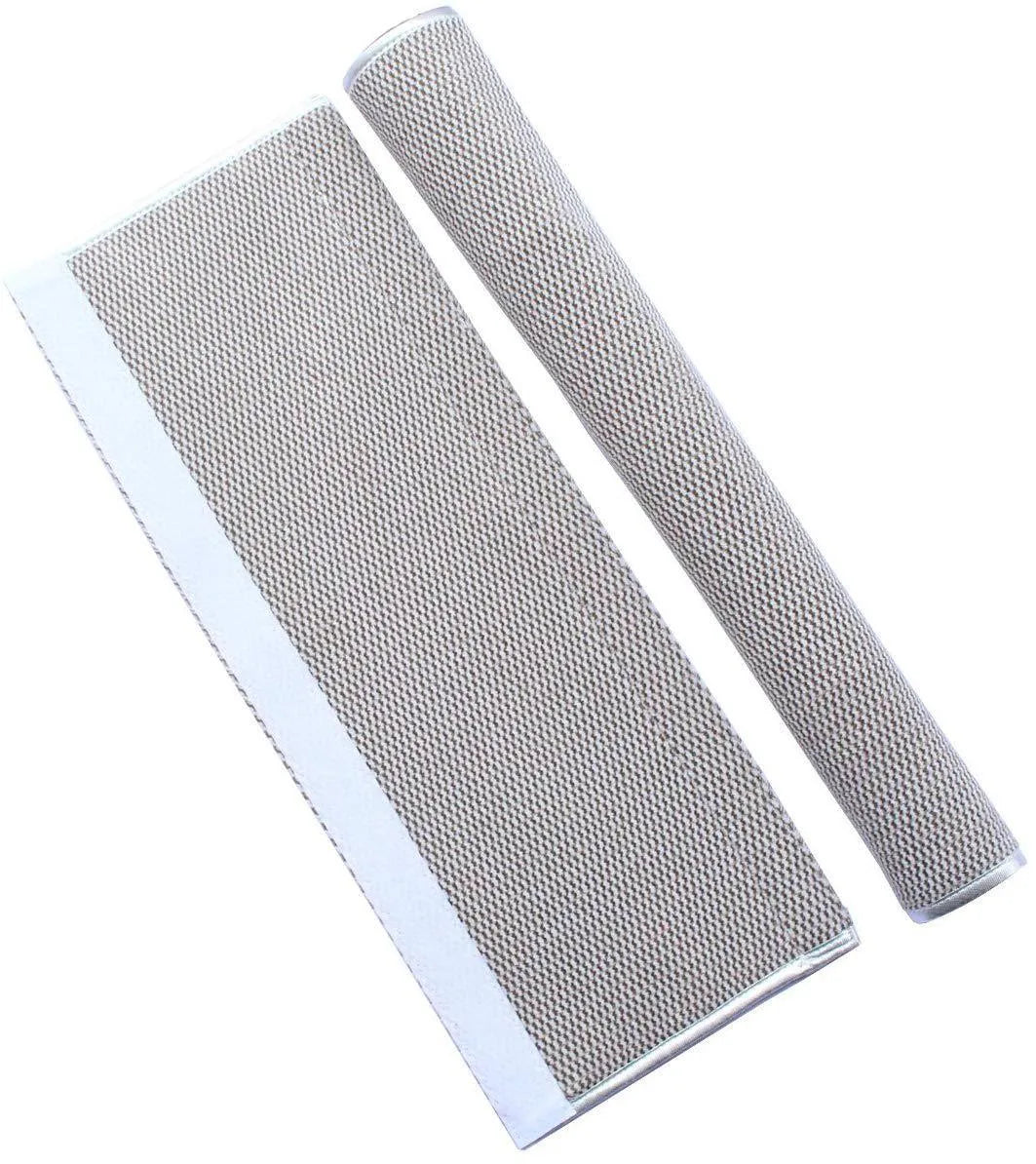Grey solar-powered outdoor garden wall light shown in three available sizes.