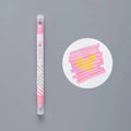 Colour-changing highlighter pen measuring 14.5cm with 400m writing length in five colour options