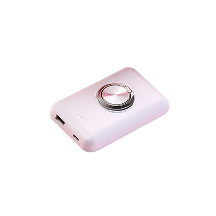 Ultra-thin 12.5mm magnetic clip power bank with 5000mAh battery for iPhone charging