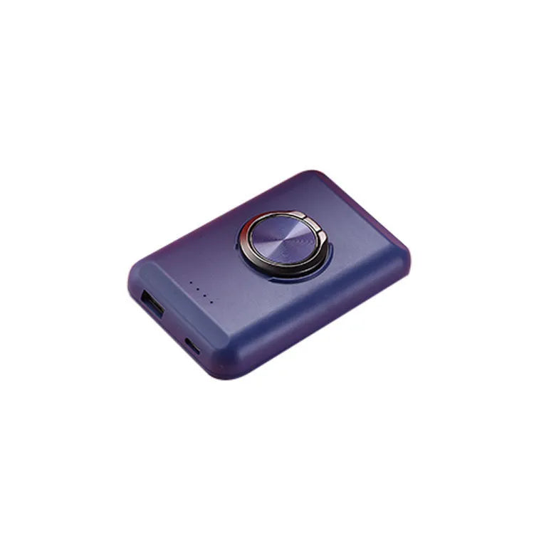 Ultra-thin 12.5mm magnetic clip power bank with 5000mAh battery for iPhone charging